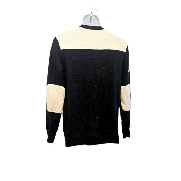 Deus Ex Machina Moto X Knit Crew Sweater - Black /Cream Size M - Picture 3 of 11